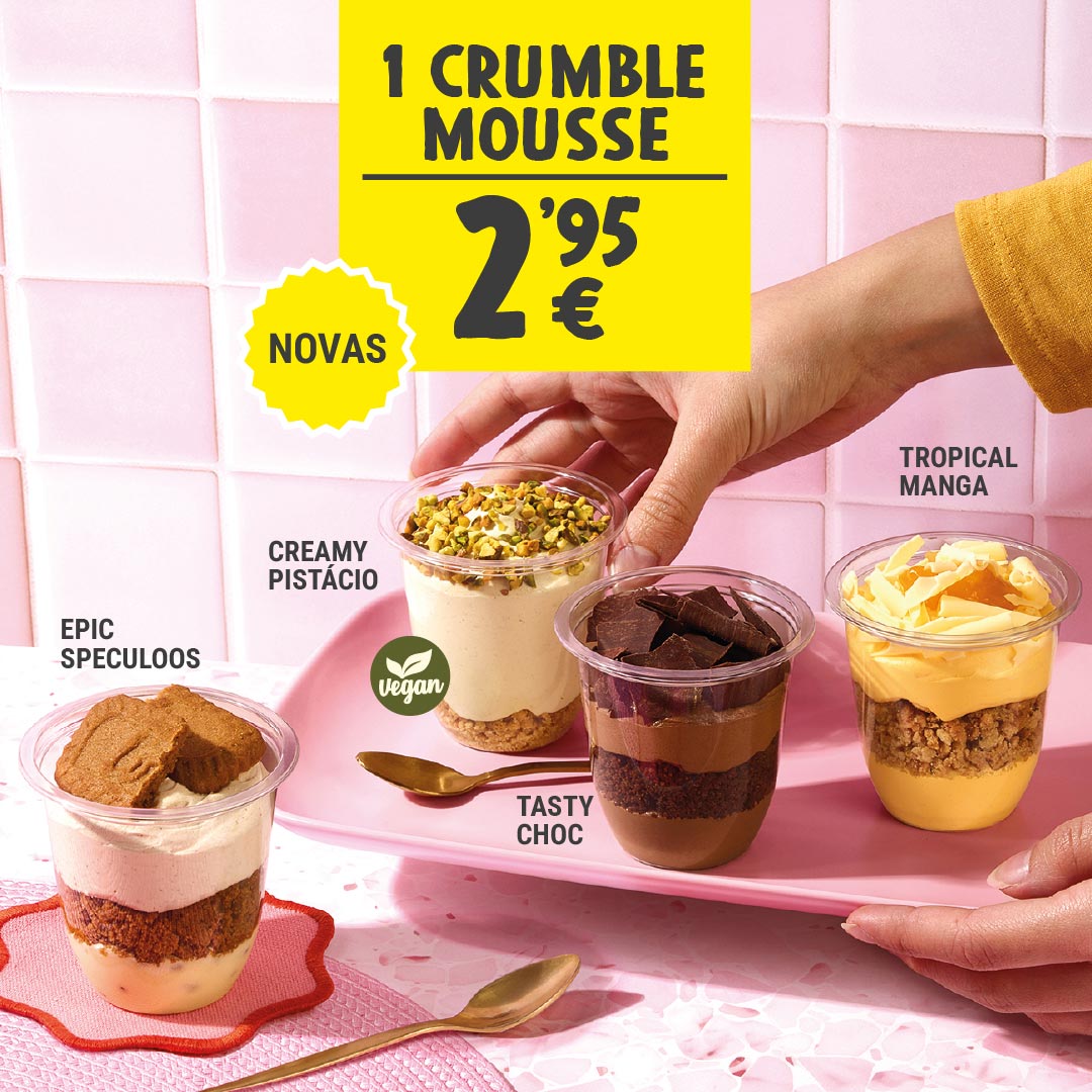 Cupão Crumble Mousse Pans & Company