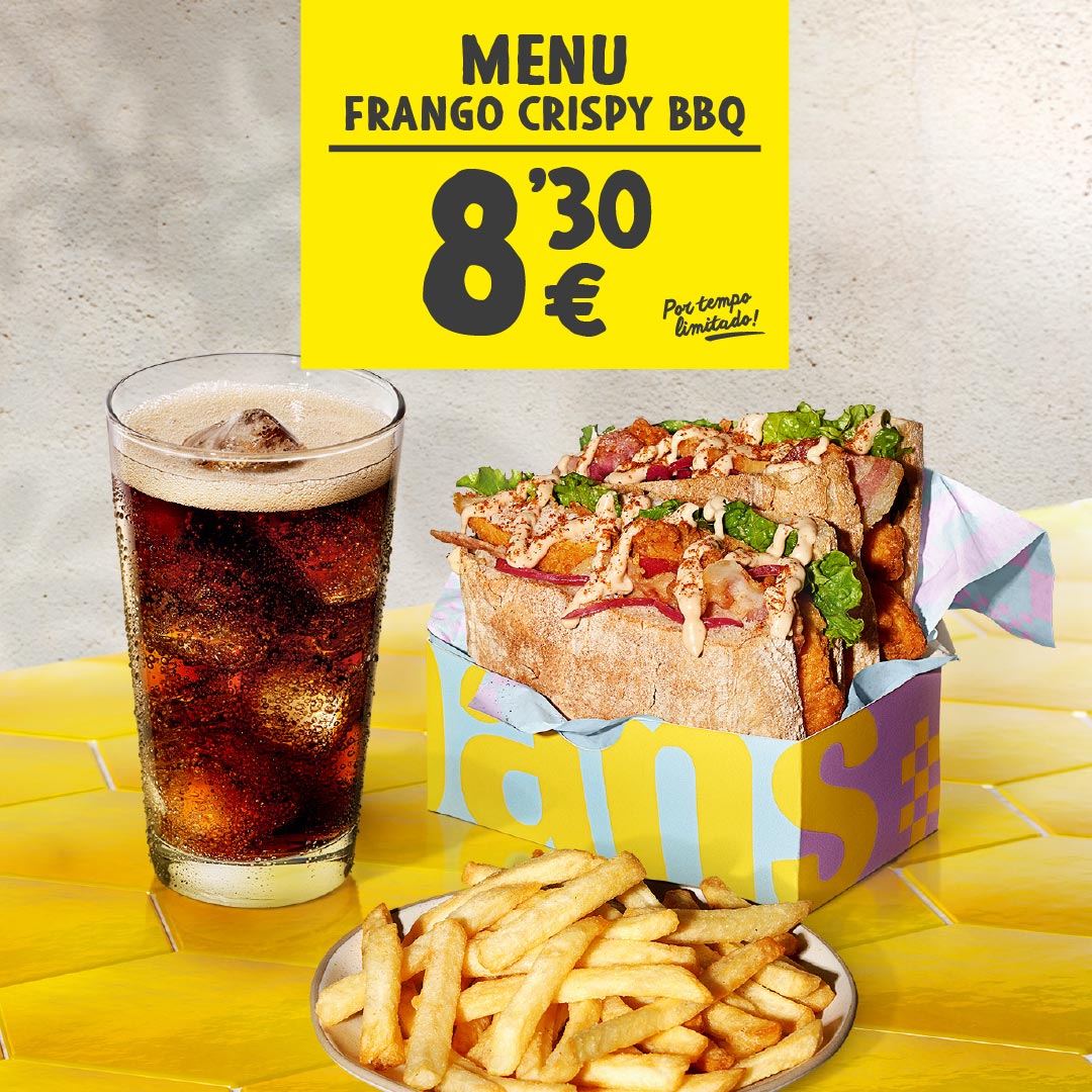 Cupão Menu Frango Crispy BBQ