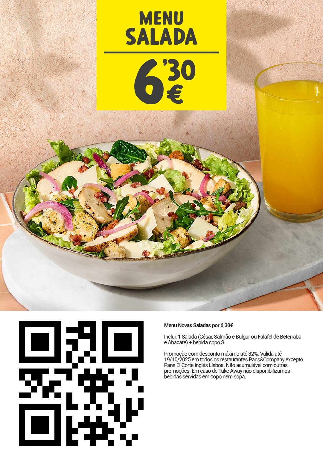 Cupão Salada Pans
