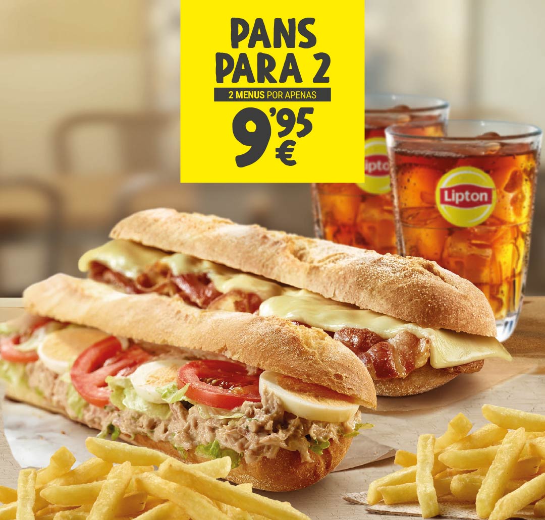 Cupão Pans para 2