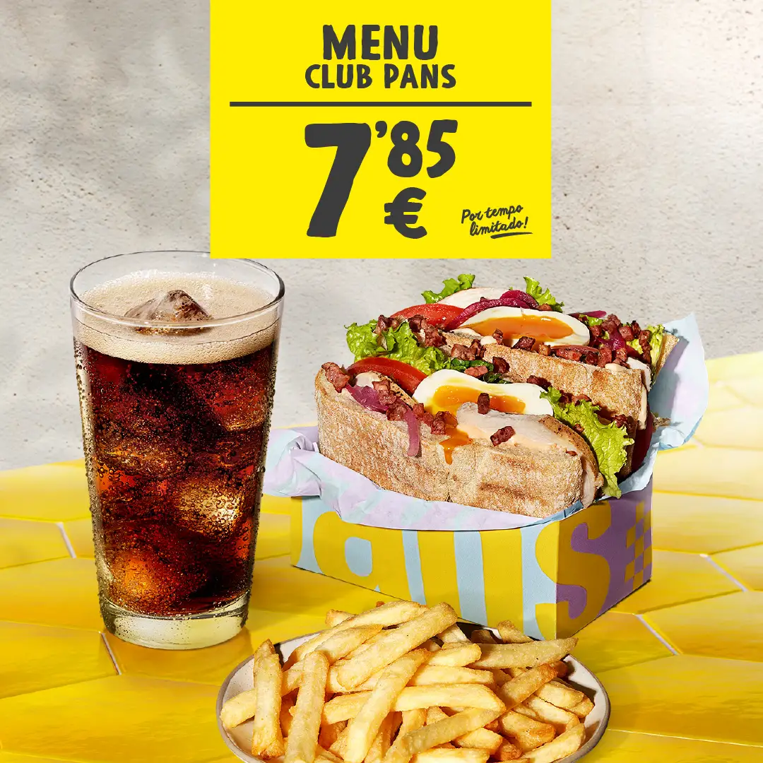 Cupão com oferta e promoção Menu Club Pans & Company vegan