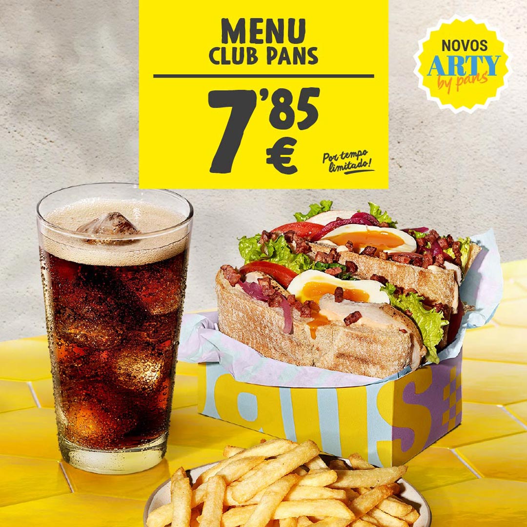 Cupão com oferta e promoção Menu Club Pans Pans & Company vegan